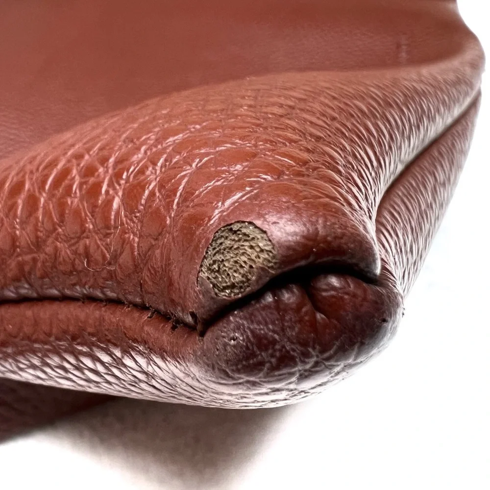 ❌SOLD❌ Vince Camuto Vegan Pebbled Faux Leather Tote Laptop Bag Brown Black - Picture 11 of 17